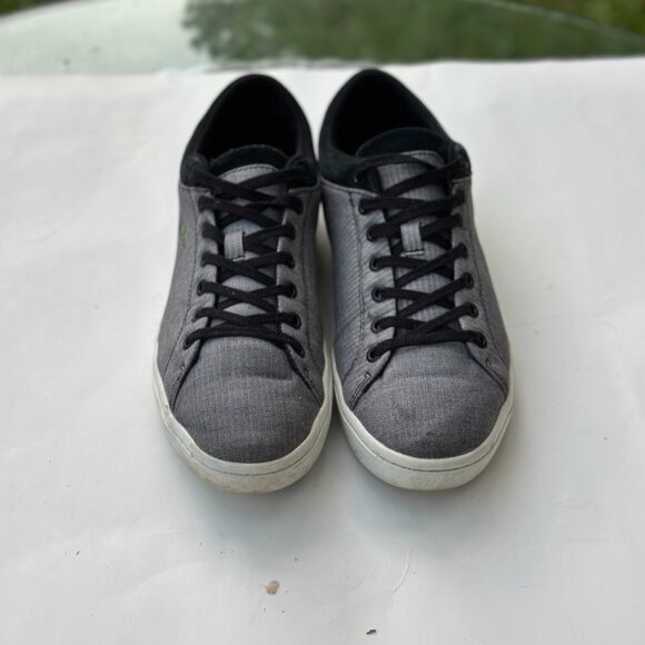 Lacoste Men’s Straightset Gray Sneakers Size 11 - Picture 3 of 9